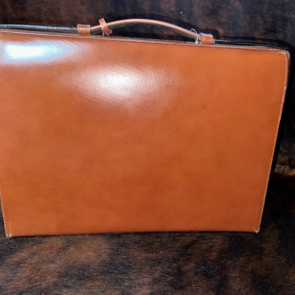 Classic Vintage Leather Briefcase EUC - Picture 2 of 8